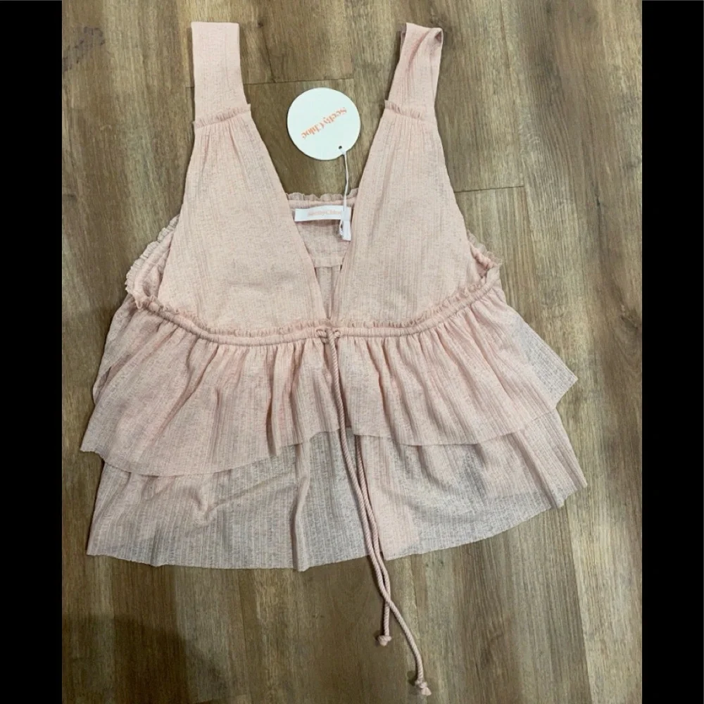 NWT See By Chloe Ruffle Top - Picture 2 of 8
